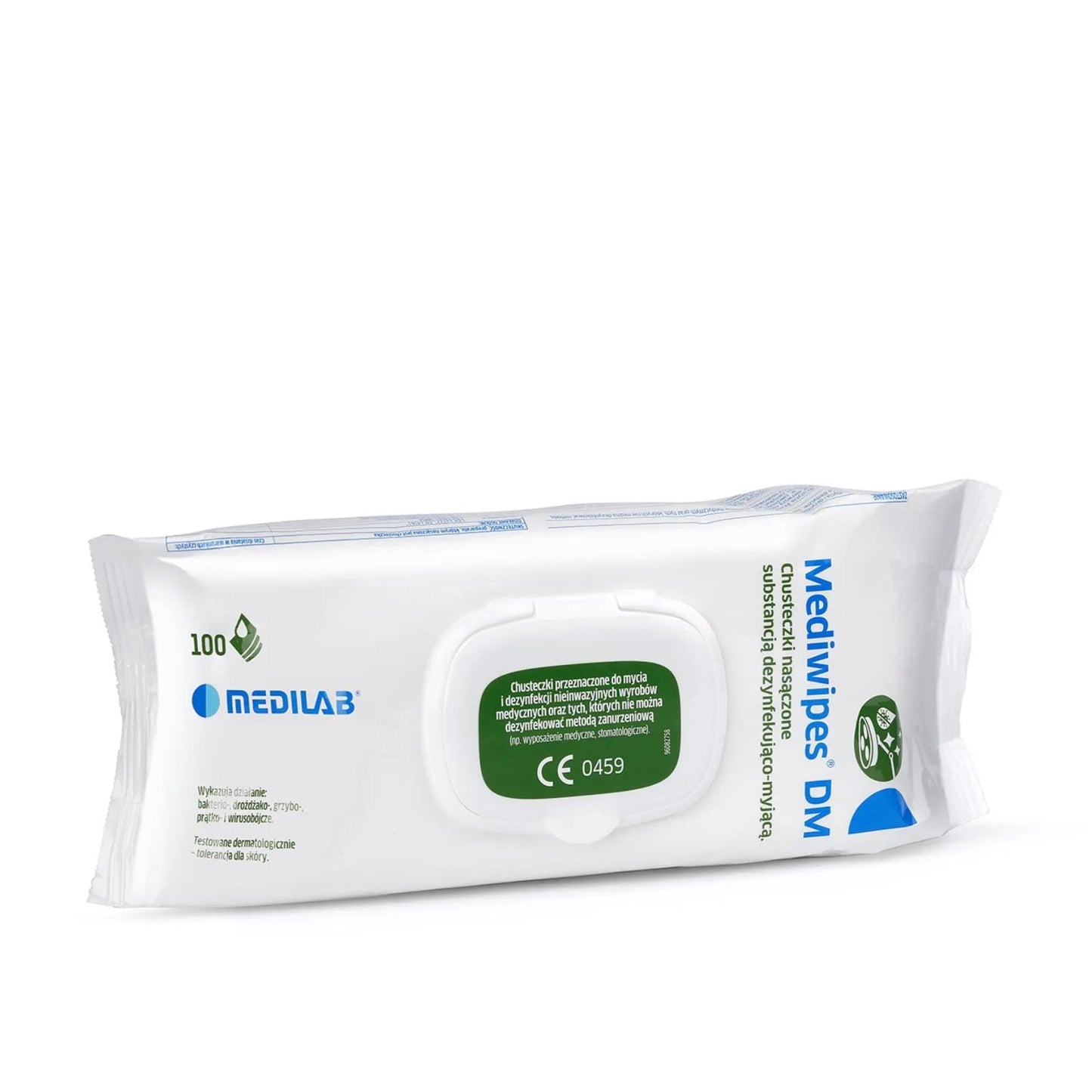 Chusteczki Dezynfekujące MEDIWIPES DM Flow-Pack – 100 szt. MEDILAB