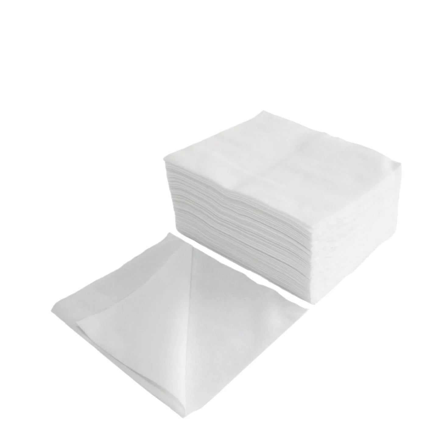 Chusty kosmetyczne jednorazowe EKO HIGIENA gładkie 38 × 25 cm – białe, 100 szt.