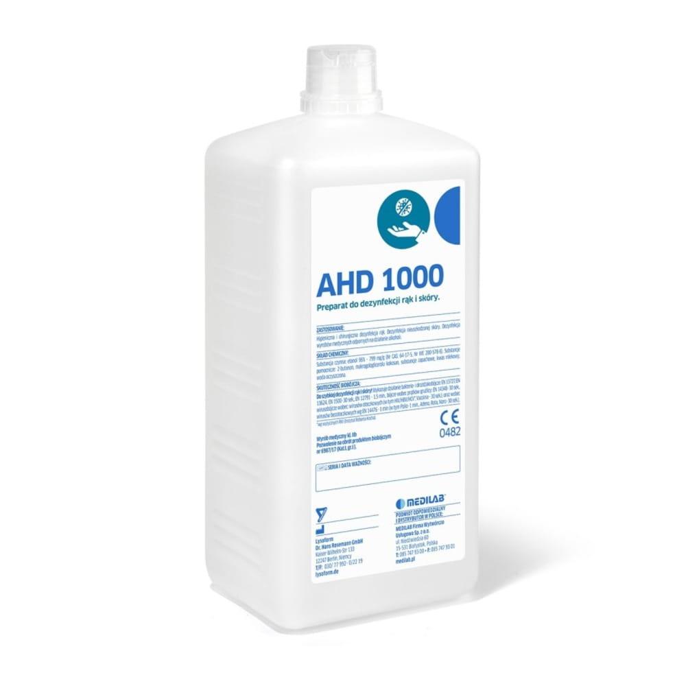AHD 1000 1000 ml – Preparat do Dezynfekcji Rąk i Skóry MEDILAB