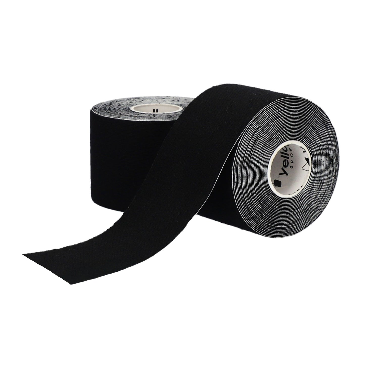 Taśma do Kinesiotapingu yellowTAPE yellowSPORT Czarna 5 cm × 5 m - 1szt.