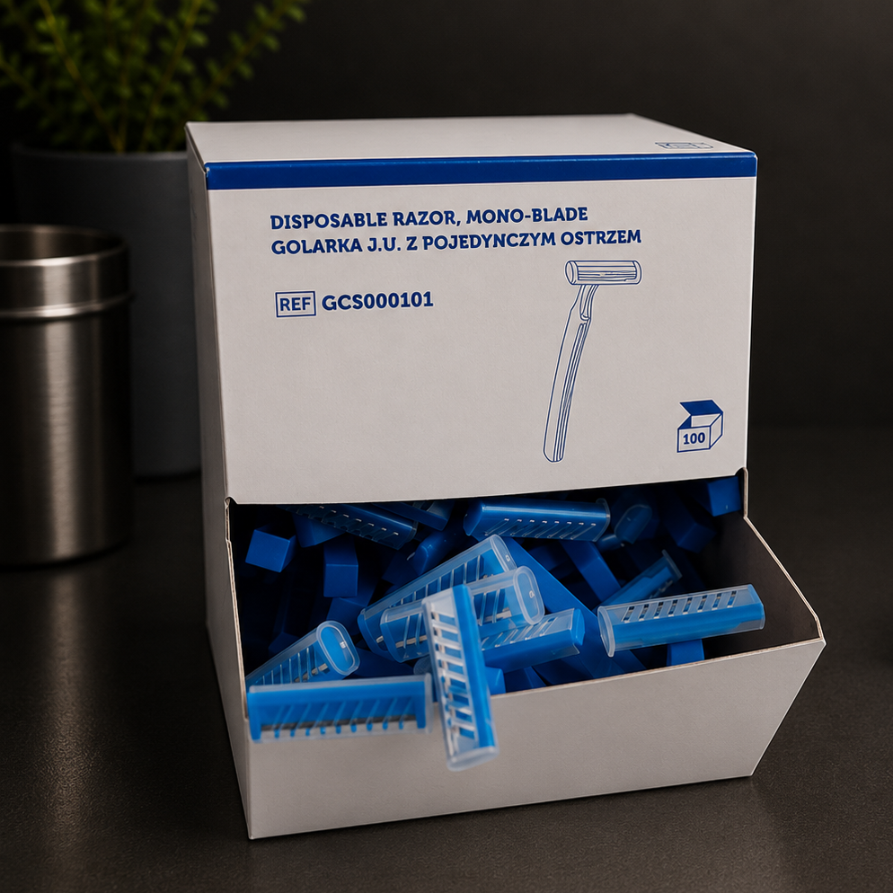 Maszynka do Golenia Medyczna Jednorazowa, ZARYS – 1 szt.