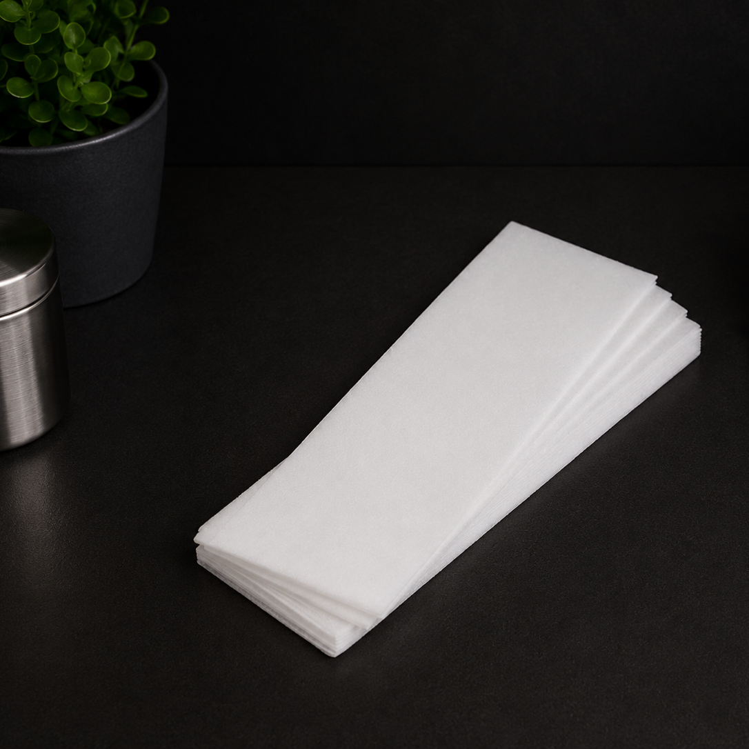 Paski do Depilacji z Włókniny STANDARD 7 × 20 cm, EKO-HIGIENA – Białe, 100 szt.