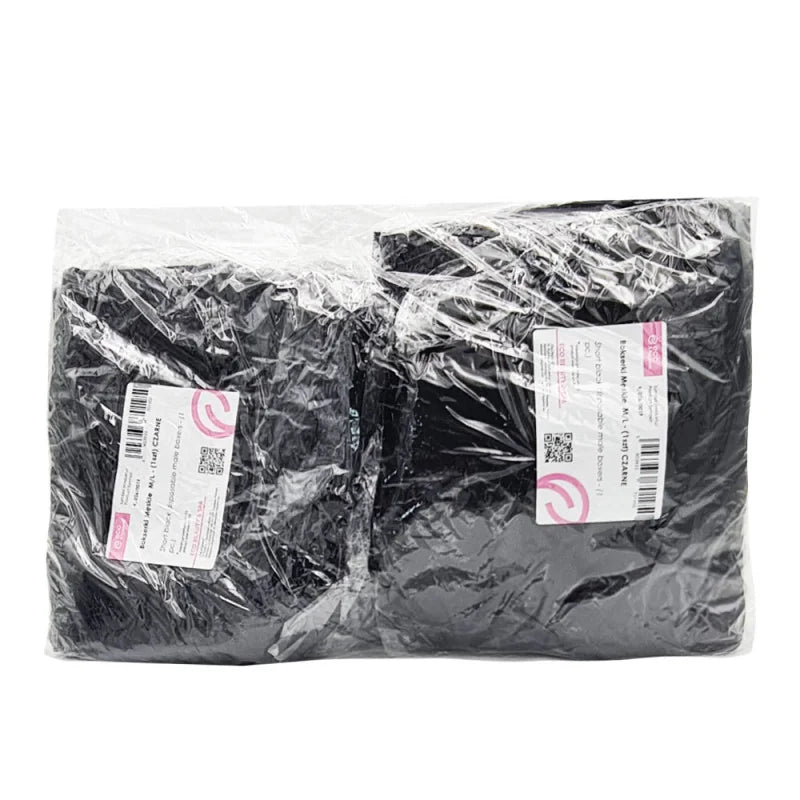 Bokserki Jednorazowe Męskie z Włókniny EKO-HIGIENA Czarne M/L lub XL – 1 szt.