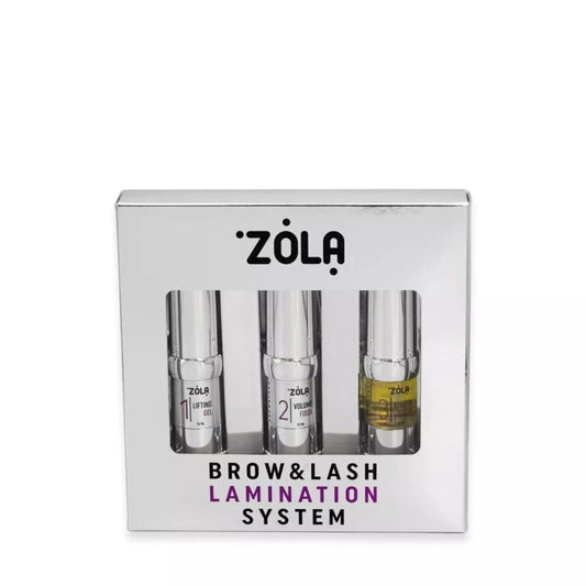 ZOLA Zestaw do Laminacji Brwi i Rzęs Brow&Lash Lamination System