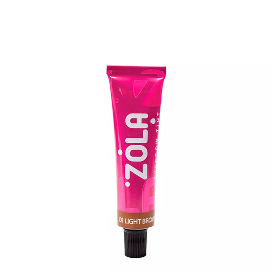 ZOLA Farba do Brwi z Kolagenem 01 Light Brown (Jasnobrązowa) 15 ml
