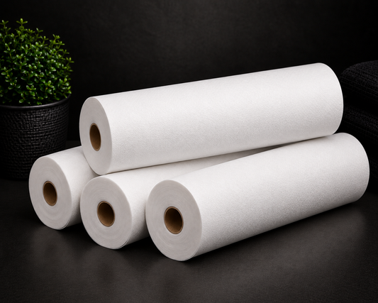 EKO-HIGIENA PRO – Prześcieradła Medyczne Celulozowe 60 cm × 50 m – 4 rolki
