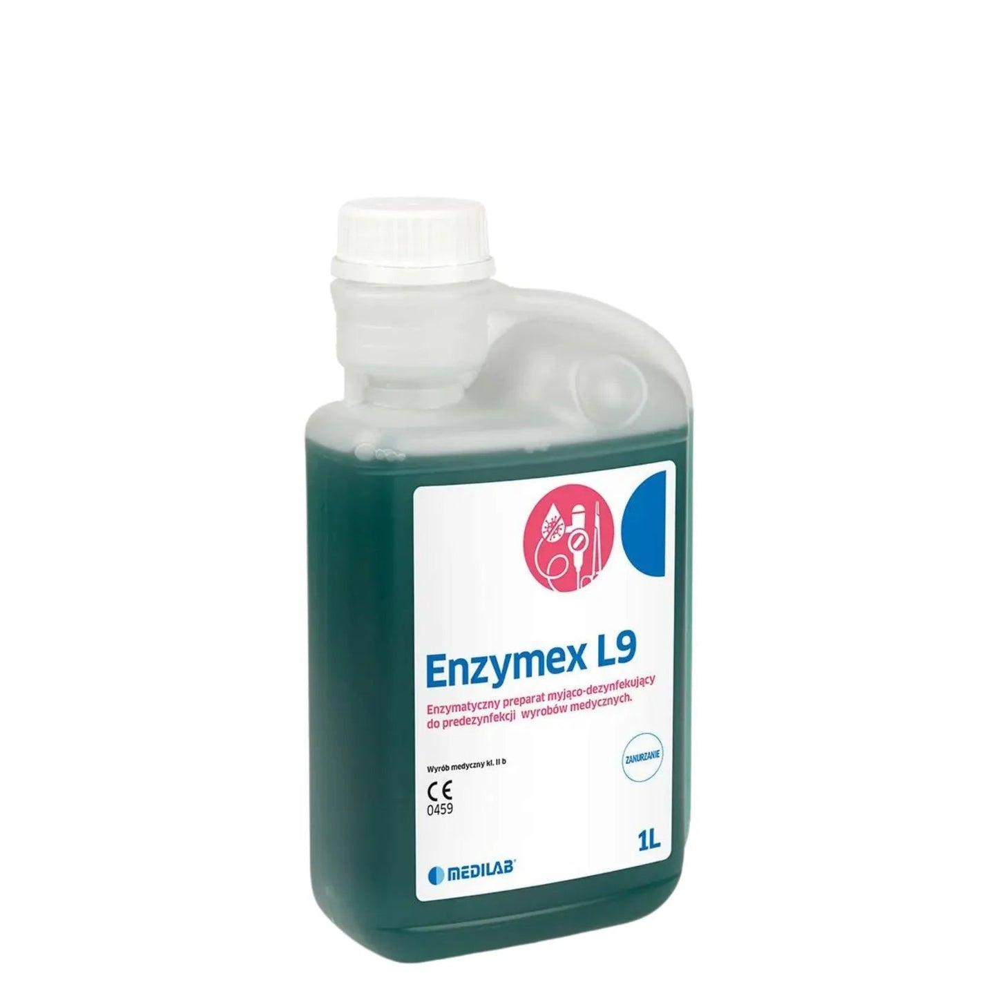 ENZYMEX L9 1000 ml – Bezalkoholowy Koncentrat do Mycia i Dezynfekcji Narzędzi MEDILAB