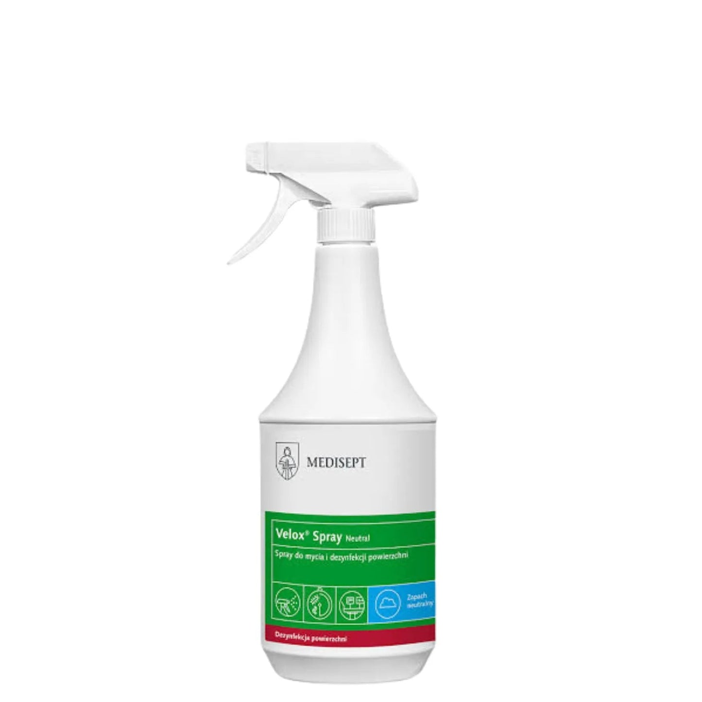 Velox Spray Neutral 1 L – Preparat do Mycia i Dezynfekcji Powierzchni MEDISEPT