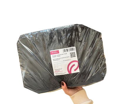 Ręcznik fryzjerski z włókniny perforowany czarny EKO HIGIENA 70 × 50 cm – 50 szt.