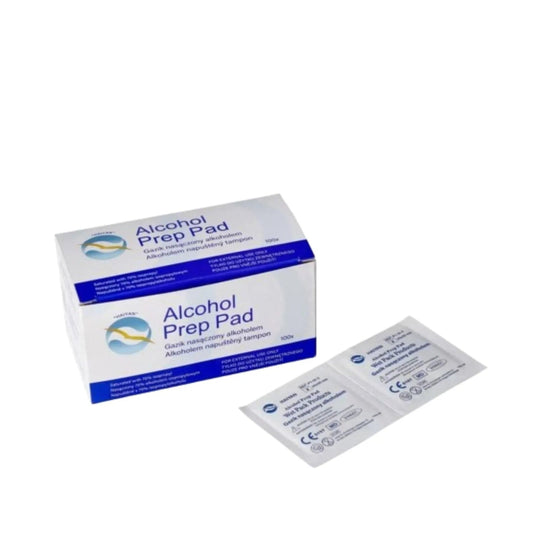 Gaziki Nasączone Alkoholem Alcohol Prep Pad ZARYS 65 × 30 mm – 100 szt.