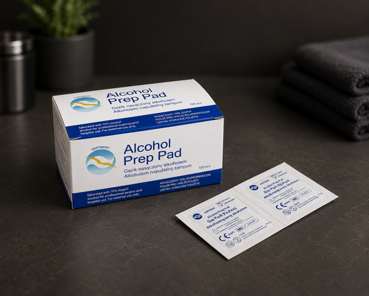 Gaziki Nasączone Alkoholem Alcohol Prep Pad ZARYS  65 × 56 mm – 100 szt.