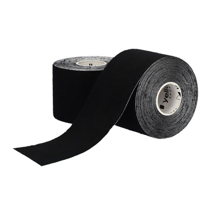 Taśma do Kinesiotapingu yellowTAPE yellowSPORT Czarna 7,5 cm × 5 m - 1szt.