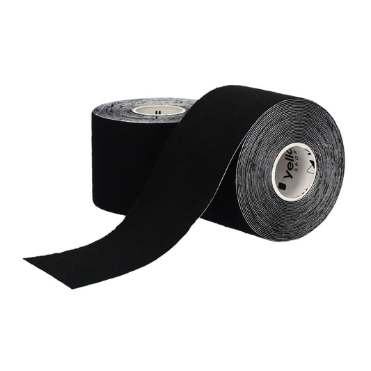 Taśma do Kinesiotapingu yellowTAPE yellowSPORT Czarna 7,5 cm × 5 m - 1szt.