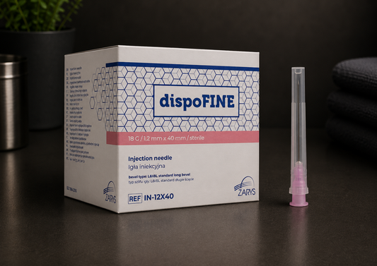 Igły Iniekcyjne DispoFINE 18G 1,20 × 40mm, ZARYS - 100 szt.