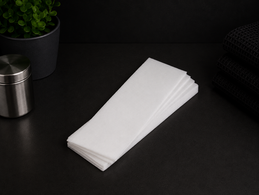 Paski do Depilacji z Włókniny STANDARD 7 × 20 cm, EKO-HIGIENA – Białe, 100 szt.