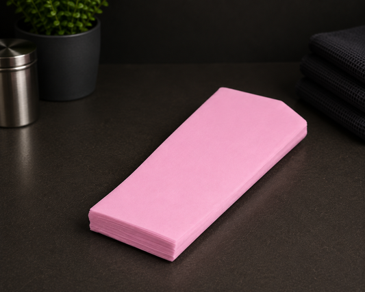 Paski do Depilacji z Włókniny STANDARD  7 × 20 cm, EKO-HIGIENA – Różowe, 100 szt.