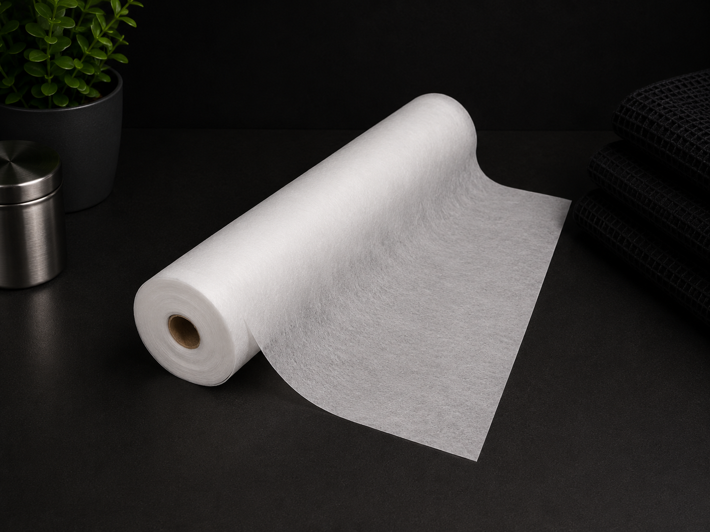 Podkład Medyczny Włókninowy Podfoliowany 60 cm × 50 m 25 g/m², EKO-HIGIENA – Rolka