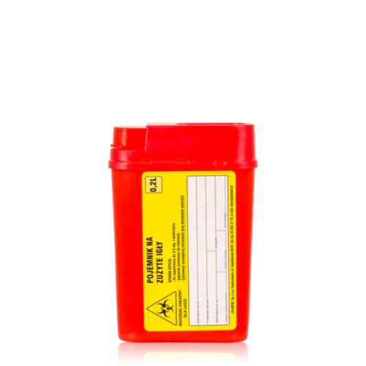 Pojemnik na Odpady Medyczne Ostre 200 ml NEUPLAST