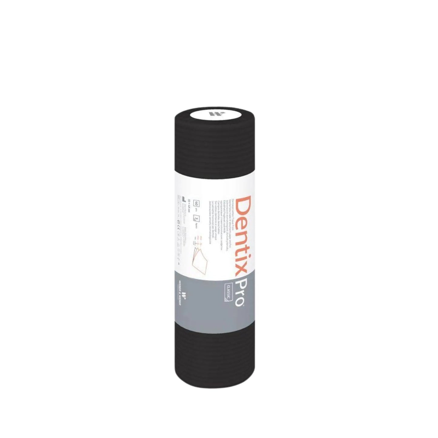 Serweta podfoliowana Practical Comfort Czarna 32 × 50 cm – 40 arkuszy.