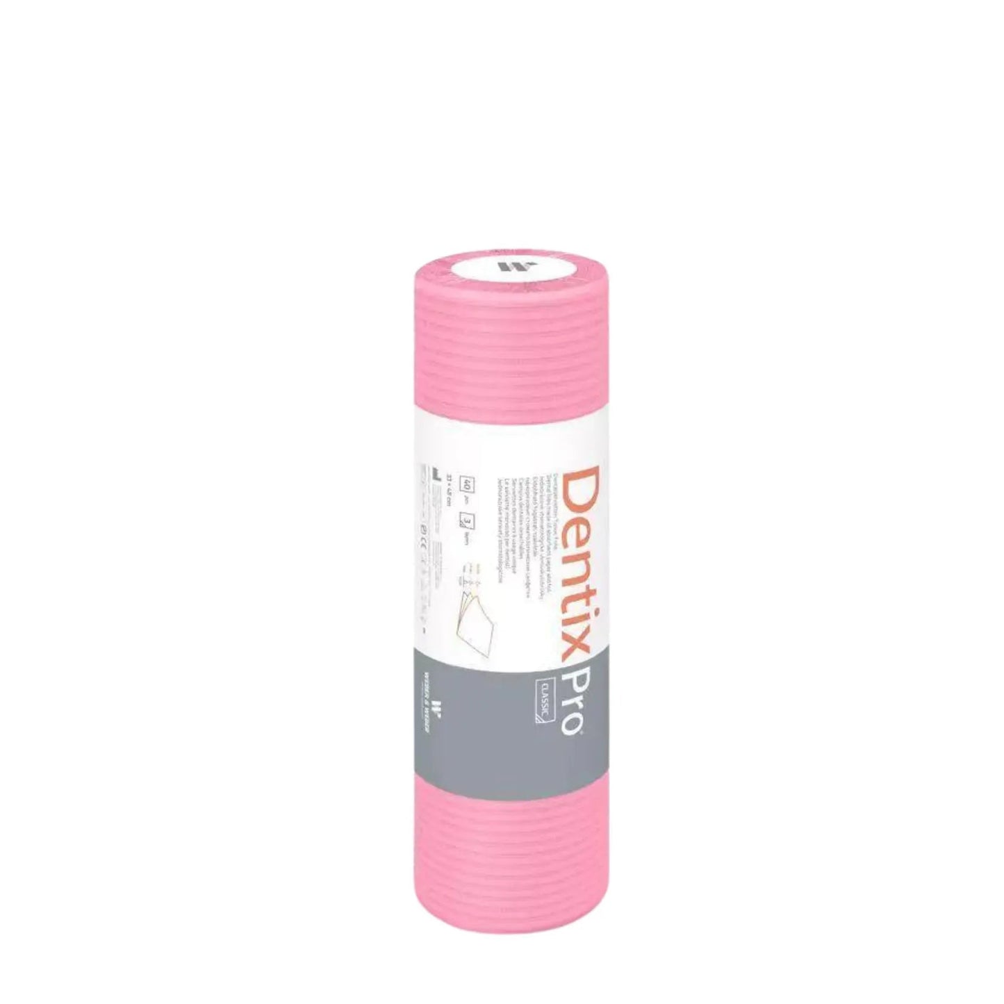 Serweta podfoliowana DENTIX PRO Classic 33 × 50 cm – różowa, 40 szt.