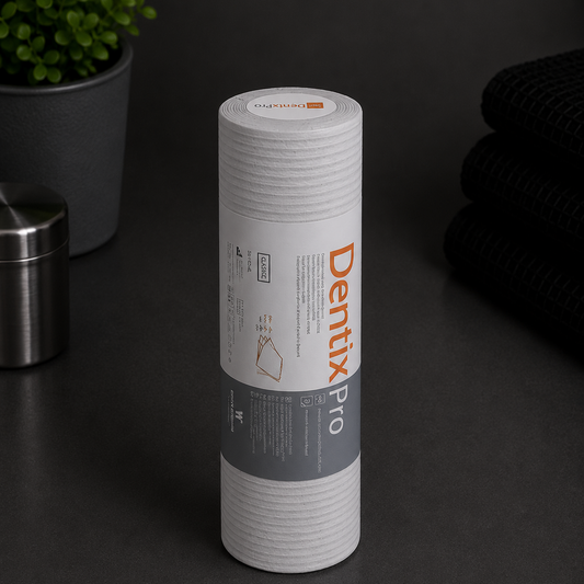 Serweta Podfoliowana DENTIX PRO Classic 33 × 50 cm – Biała, 40 szt.