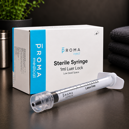 Strzykawki Precyzyjne Proma inject LDS 1 ml Luer-Lock, Low Dead Space – 100 szt.