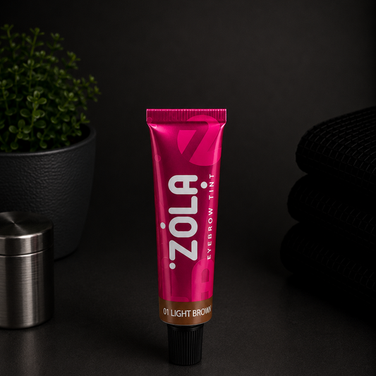 ZOLA Farba do Brwi z Kolagenem 01 Light Brown (Jasnobrązowa) 15 ml
