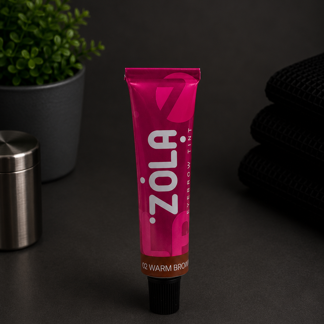 ZOLA Farba do Brwi z Kolagenem 02 Ciepły Brąz 15 ml