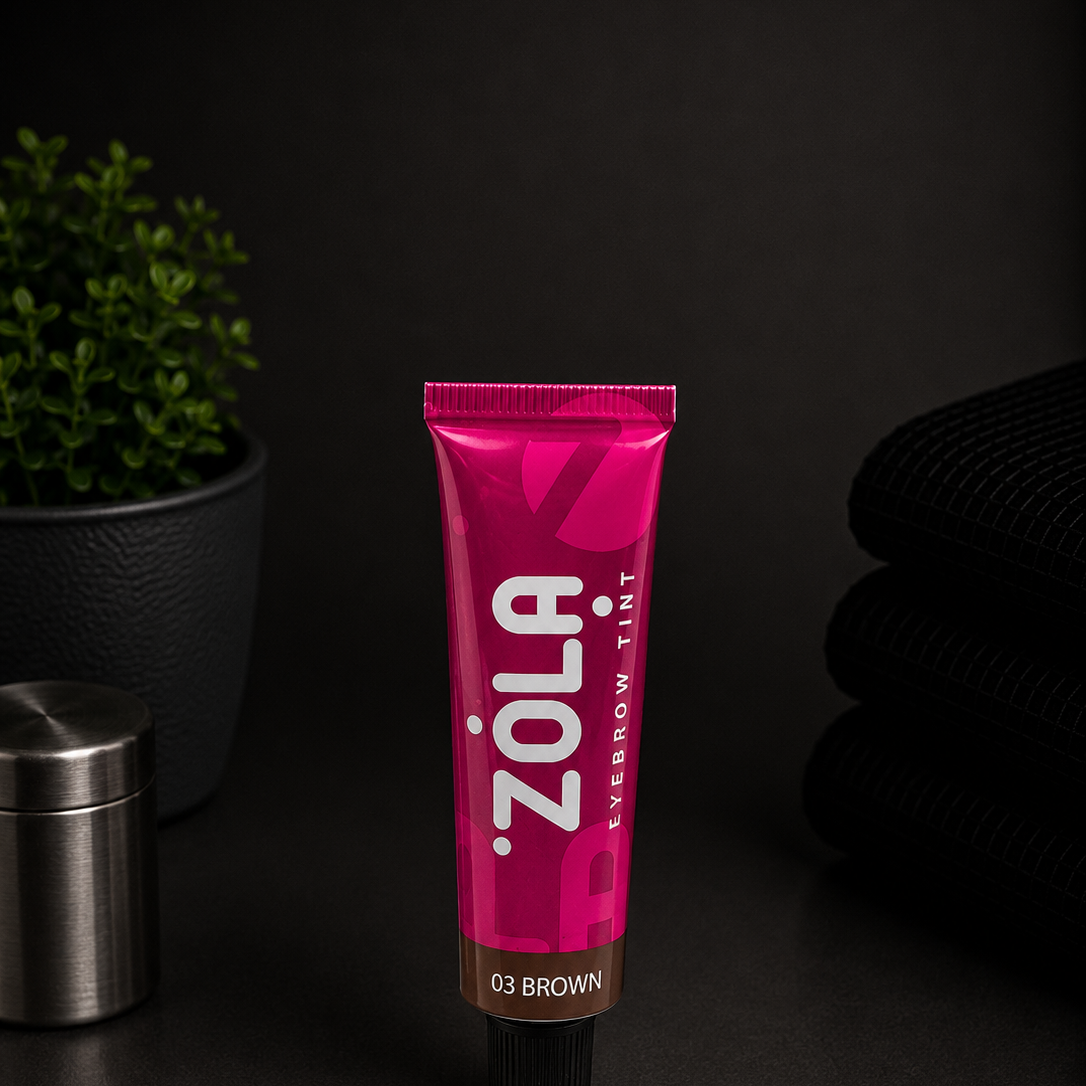 ZOLA Farba do Brwi z Kolagenem 03 Brown (Brązowa) 15 ml