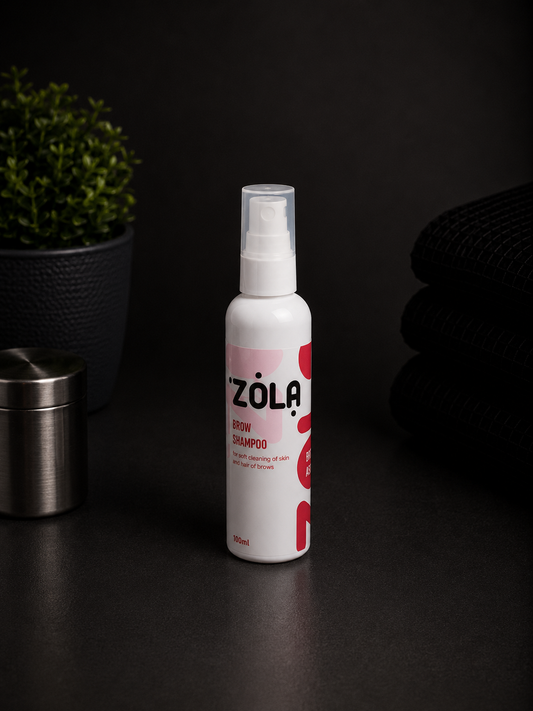 ZOLA Szampon do Brwi 100 ml – Oczyszczająca Pianka Przed Stylizacją
