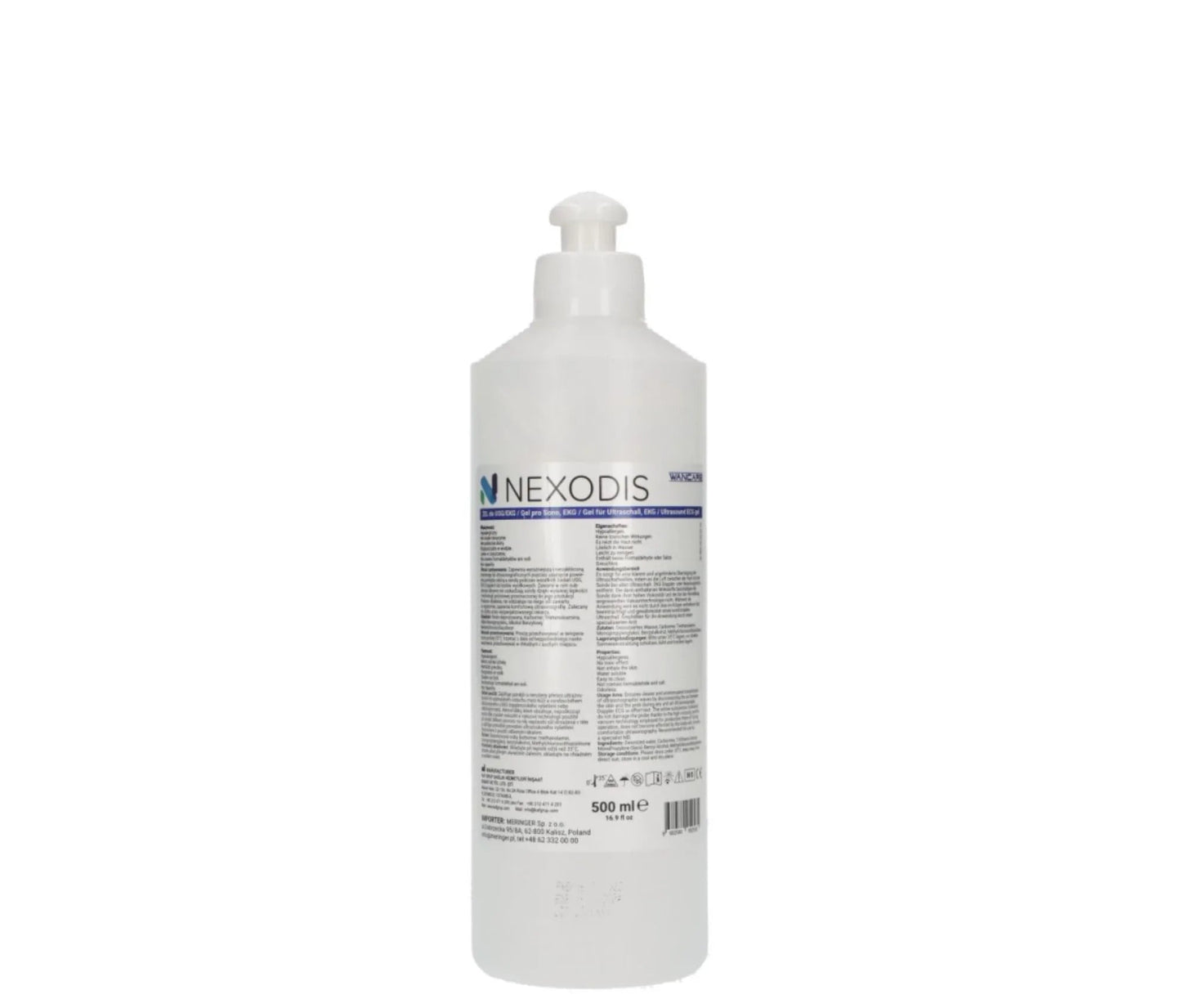 Żel do USG NEXODIS 500 ml – bezbarwny, hipoalergiczny